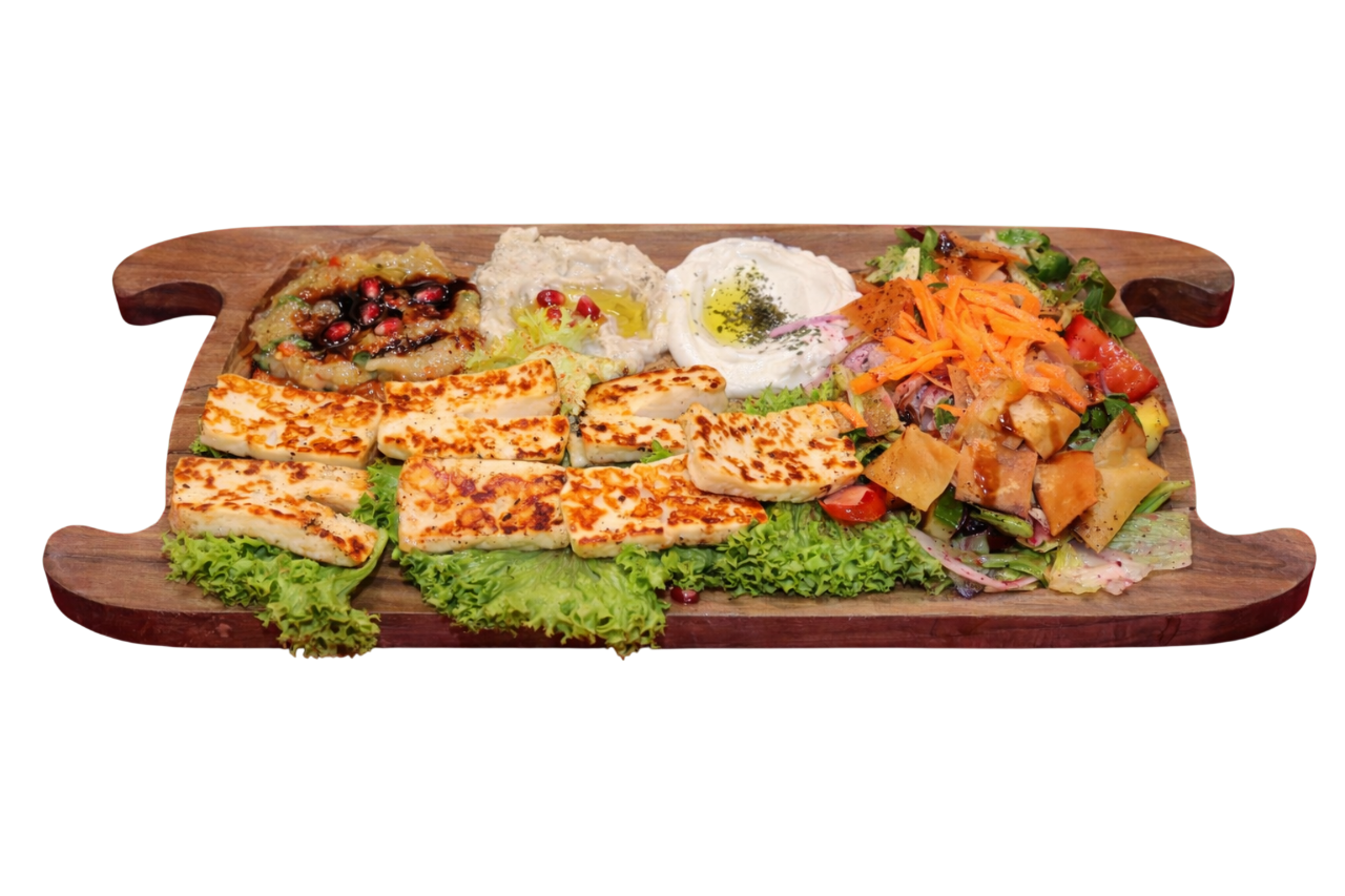 حلومي مع مقبلات